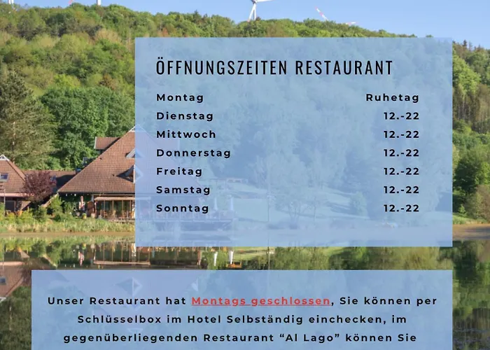 מלון Hotel-restaurant Eifeler Seehuette Rieden (Mayen-Koblenz)